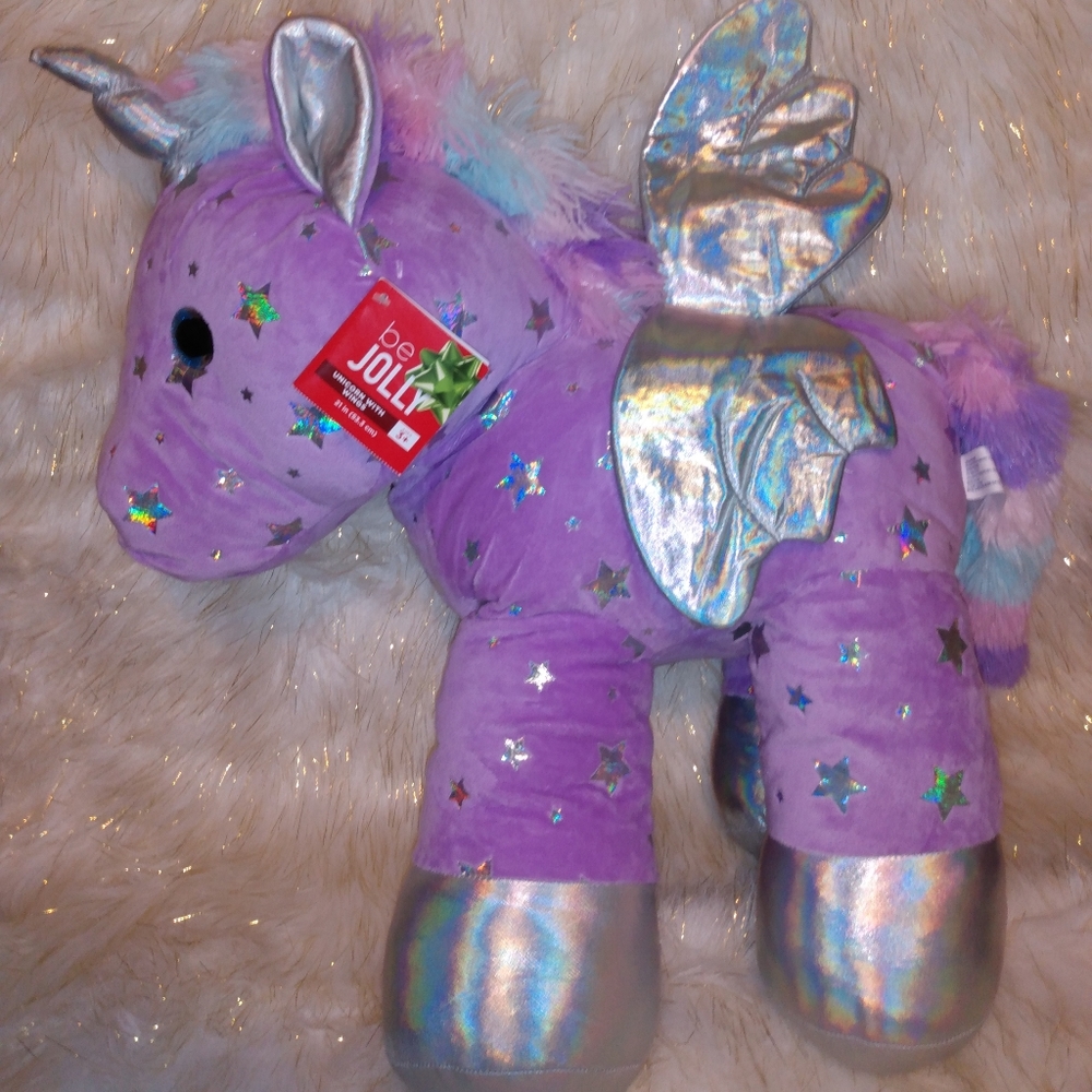Plush Purple Unicorn 🦄 Pegasus